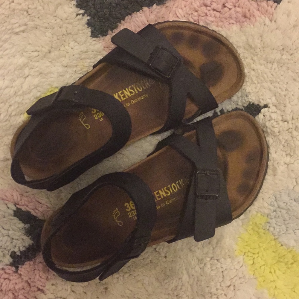 Black Birkenstocks